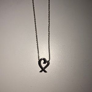 Tiffany Paloma Picasso loving heart necklace